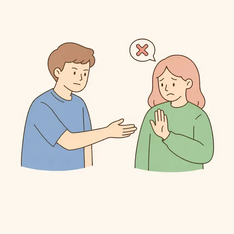 性的な暴力のイラスト